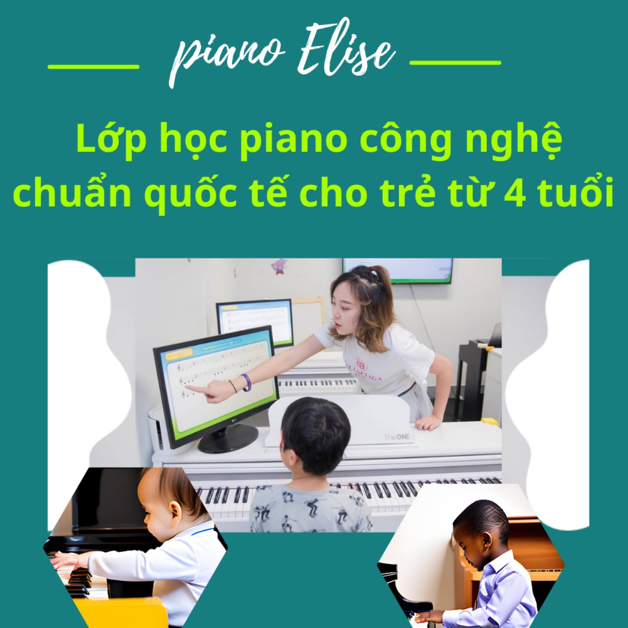 Lớp học piano cho trẻ em quận 7